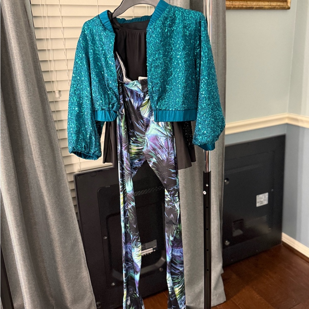 HIP-HOP/ JAZZ DANCE COSTUME (NO HEADPIECE, MULTIPLE PIECES)